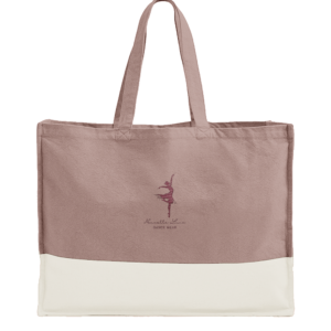 Nouvelle Lune Studio Carryall – Organic Contrast Tote - Rose